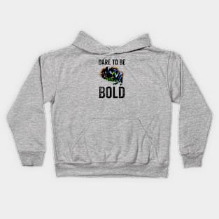 Bold Jumping Spider Dare To Be Bold Kids Hoodie